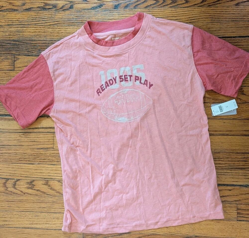 NWT Anthropologie Ready Set Play Soft T Shirt Tee Women's Medium$48 Soft Pink